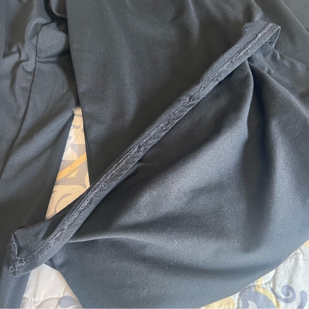 Fabletics Cloud Jersey Wide Leg Black Onesie Jumpsuit Romper, 2X - Picture 12 of 13